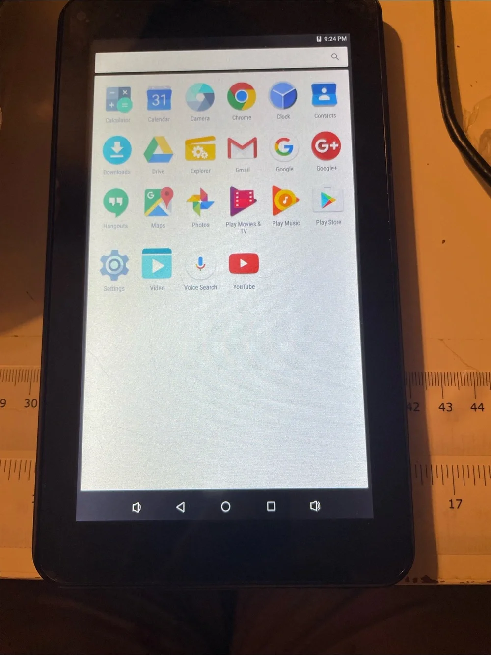 Polaroid Black Tablet with Vibrant Color Display